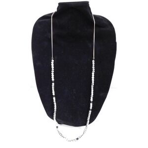 Chan Luu Pearl Black Beaded‎ Necklace